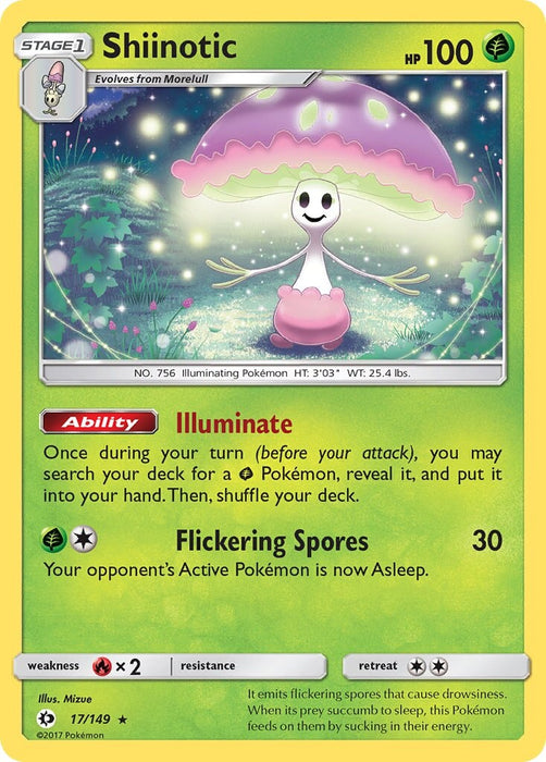 Shiinotic (SM Base Set) [Deck Exclusives] 