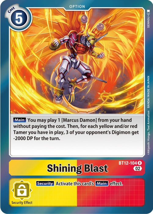 Shining Blast (BT12-104 R) 