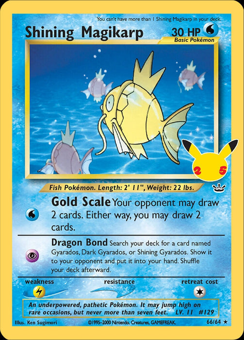 Shining Magikarp (66/64) [Celebrations: Classic Collection] 