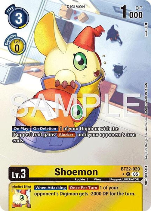 Shoemon (Box Topper) (#BT22-029 C) (Cyber Eden) Near Mint Foil 