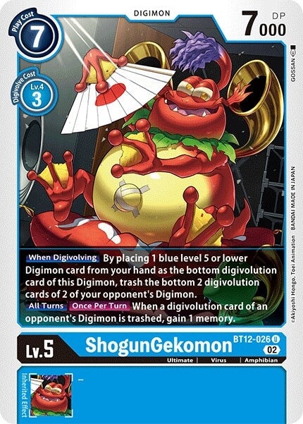 ShogunGekomon (BT12-026 U) 