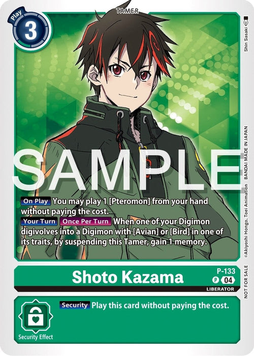 Shoto Kazama (P-133 P) 