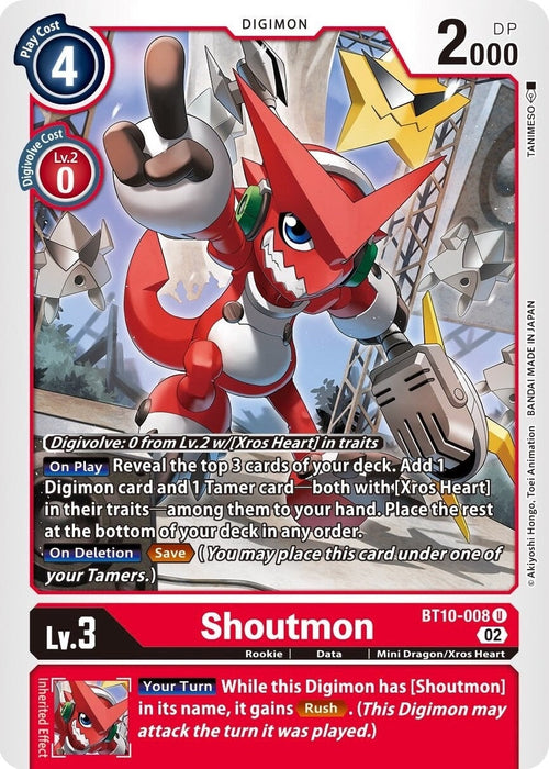 Shoutmon (BT10-008 U) 