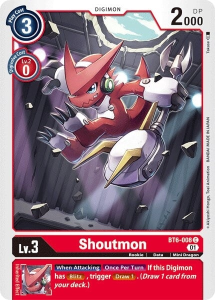 Shoutmon (BT6-008 C) 