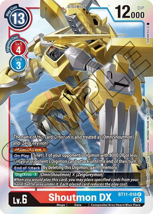 Shoutmon DX (BT11-018 R) 