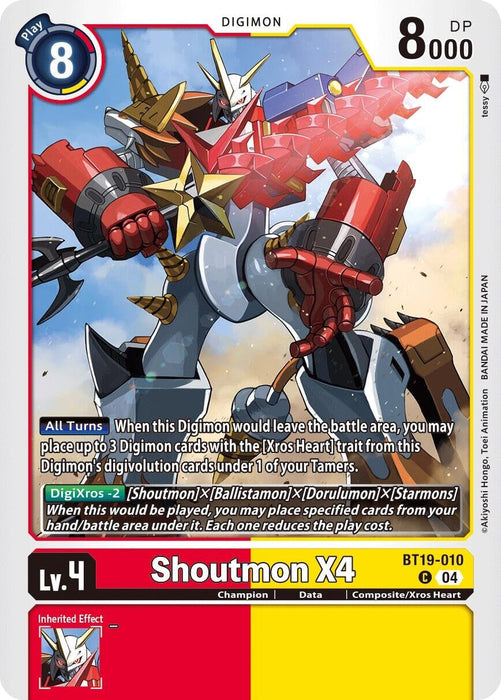 Shoutmon X4 (BT19-010 C) 