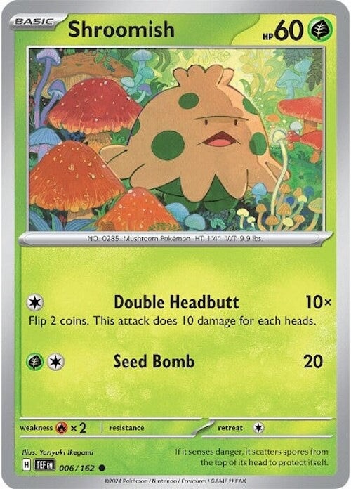Shroomish (006/162) [Scarlet & Violet: Temporal Forces] 