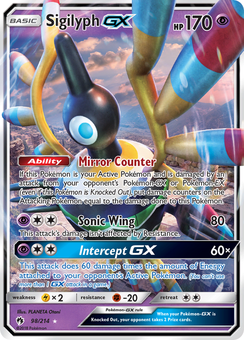 Sigilyph GX [SM - Lost Thunder] 