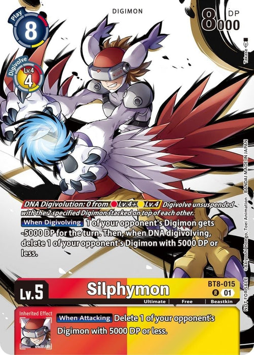 Silphymon (Tamer Party Pack -The Beginning-) (#BT8-015 R) (New Awakening) Near Mint Foil 