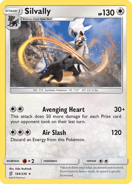 Silvally (184/236) [Sun & Moon: Unified Minds] 