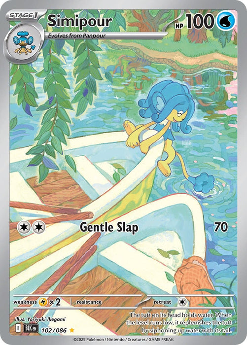 Simipour (102/086) [Scarlet & Violet: Black Bolt] 