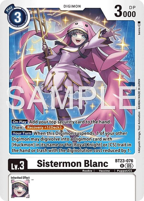 Sistermon Blanc (BT23-076 R) 