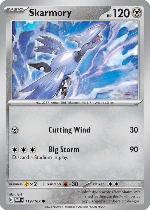 Skarmory (119/167) [Scarlet & Violet: Twilight Masquerade] 