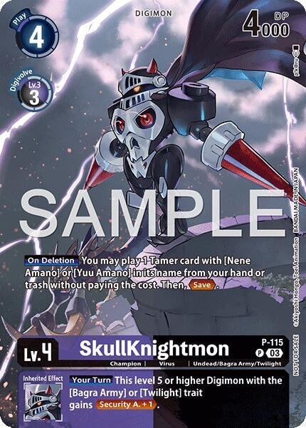 SkullKnightmon - P-115 (Sinister Order Legend Pack) (P-115 P) 