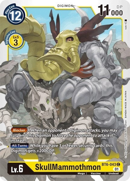 SkullMammothmon (BT6-043 C) 