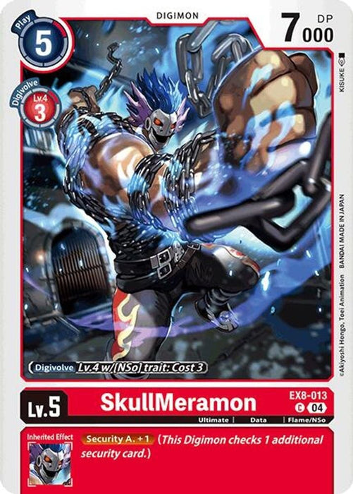 SkullMeramon (#EX8-013 C) (Chain of Liberation) Near Mint 