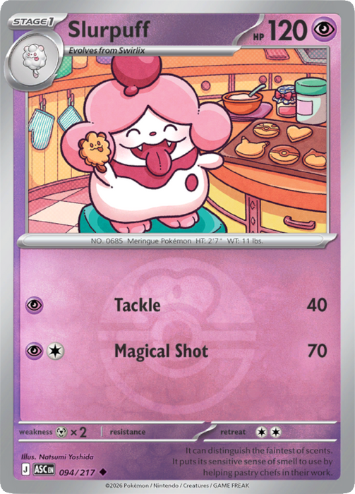 Slurpuff (Love Ball) (094/217) [Mega Evolution: Ascended Heroes]