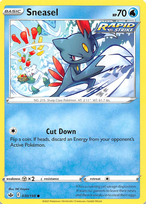 Sneasel (030/198) [Sword & Shield: Chilling Reign] 