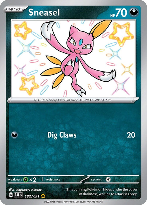 Sneasel (182/091) [Scarlet & Violet: Paldean Fates] 