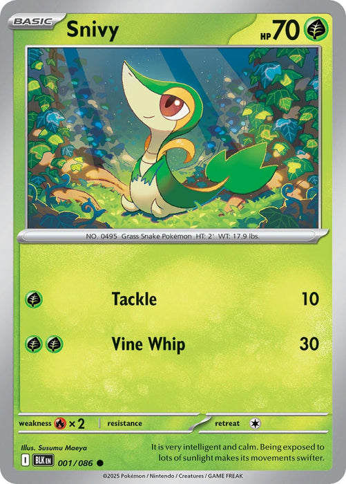 Snivy (001/086) [Scarlet & Violet: Black Bolt] 