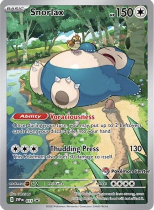 Snorlax (051) (Pokemon Center Exclusive) [Scarlet & Violet: Black Star Promos] 