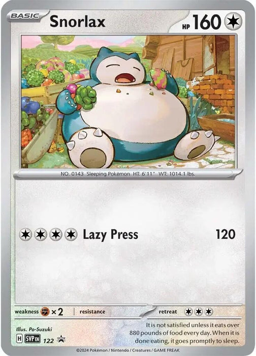 Snorlax (122) [Scarlet & Violet: Black Star Promos] 