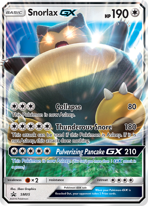 Snorlax GX (SM05) [Sun & Moon: Black Star Promos] 
