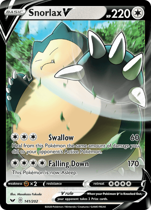 Snorlax V [SWSH01: Sword & Shield Base Set] 