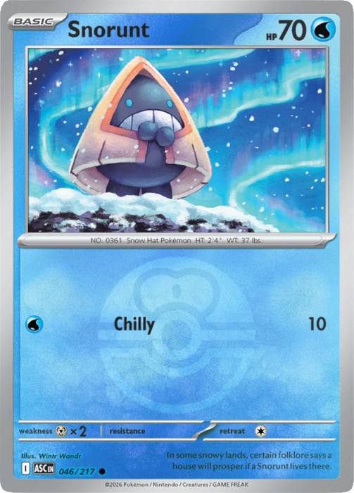 Snorunt (Love Ball) (046/217) [Mega Evolution: Ascended Heroes]
