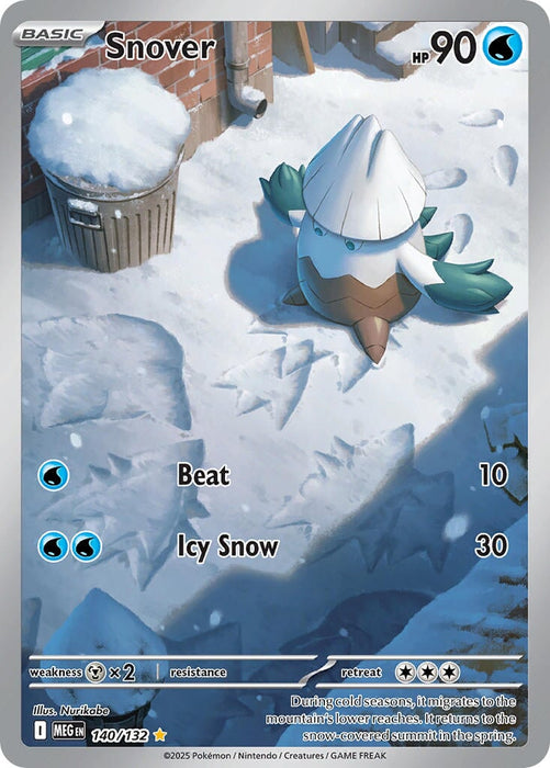 Snover (140/132) [Mega Evolution: Base Set] 