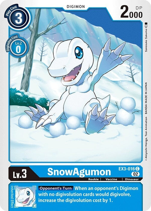 SnowAgumon (EX3-016 C) 