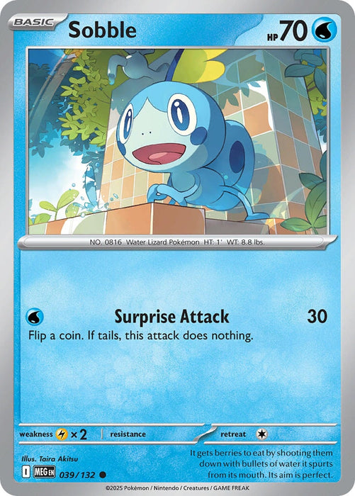 Sobble (039/132) [Mega Evolution: Base Set] 