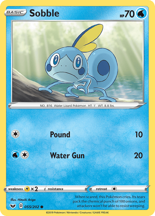 Sobble (055) [SWSH01: Sword & Shield Base Set] 