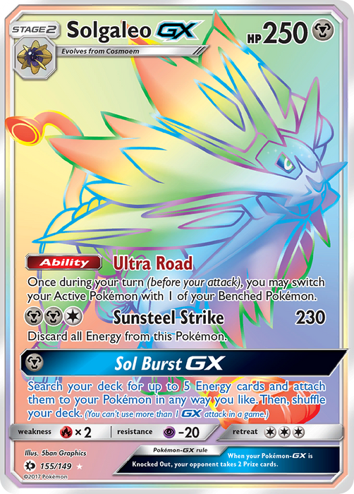 Solgaleo GX (Secret) [SM Base Set] 