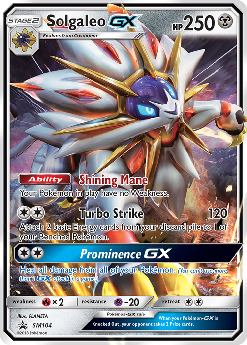 Solgaleo GX (SM104) [Sun & Moon: Black Star Promos] 