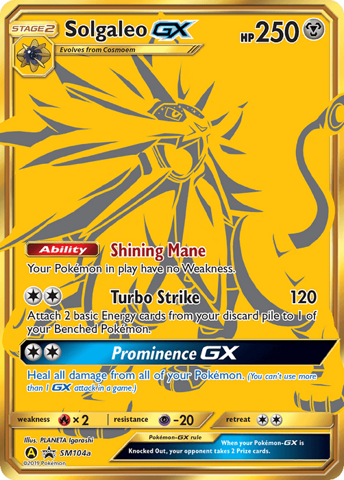 Solgaleo GX (SM104a) [Sun & Moon: Black Star Promos] 