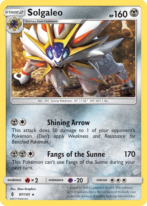 Solgaleo (SM Guardians Rising) [Deck Exclusives] 