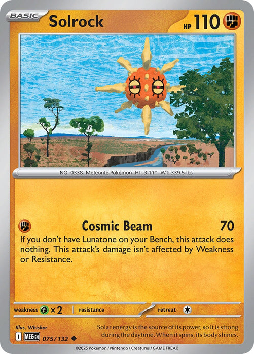 Solrock (075/132) [Mega Evolution: Base Set] 