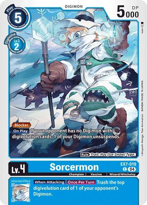 Sorcermon (#EX7-019 C) (Digimon LIBERATOR) Near Mint 