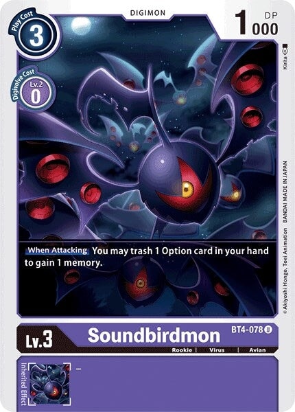 Soundbirdmon (BT4-078 U) 