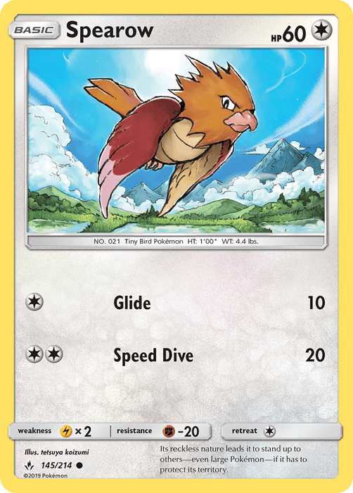 Spearow (145/214) [Sun & Moon: Unbroken Bonds] 