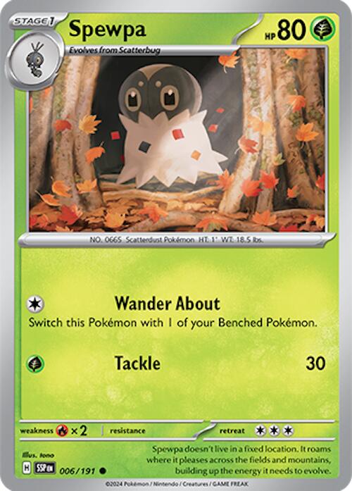 Spewpa (006/191) [Scarlet & Violet: Surging Sparks] 