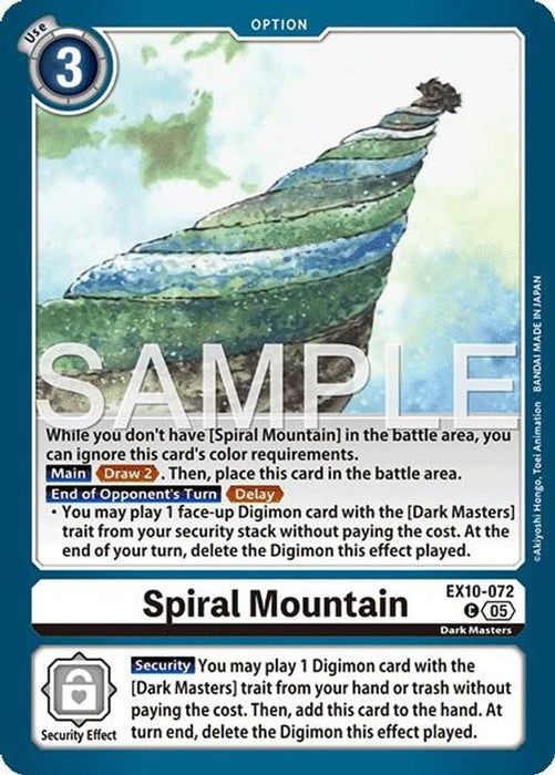 Spiral Mountain (#EX10-072 C) (Sinister Order) Near Mint 