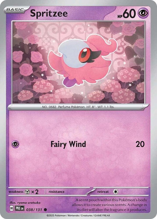 Spritzee (038/131) [Scarlet & Violet: Prismatic Evolutions] 