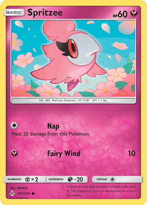 Spritzee (141/214) [Sun & Moon: Unbroken Bonds] 