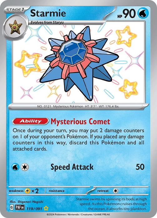 Starmie (119/091) [Scarlet & Violet: Paldean Fates] 
