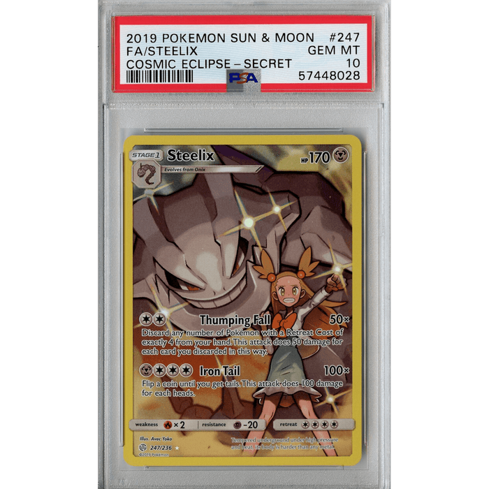 Steelix (247/236) - Full Art - Cosmic Eclipse [PSA 10] 