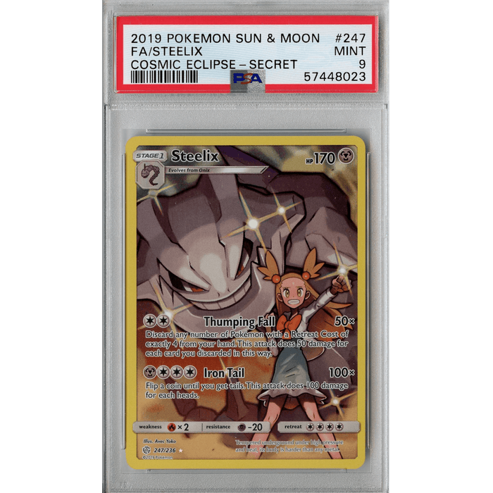 Steelix (247/236) - Full Art - Cosmic Eclipse [PSA 9] 