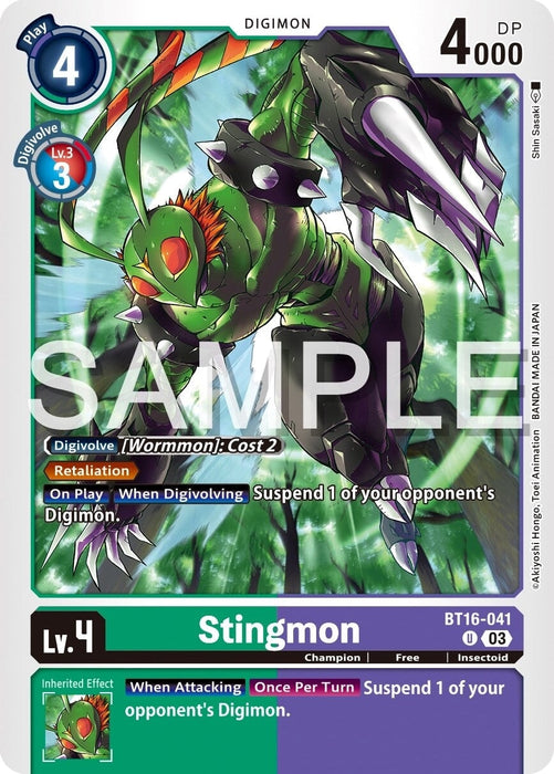 Stingmon (BT16-041 U) 