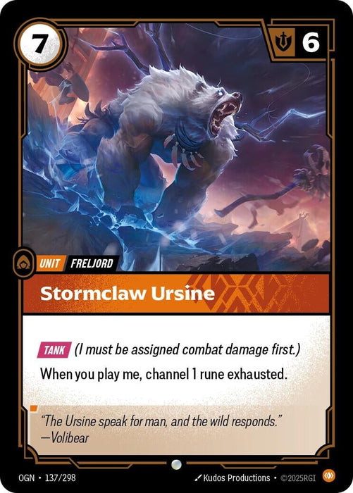 Stormclaw Ursine (137/298) 